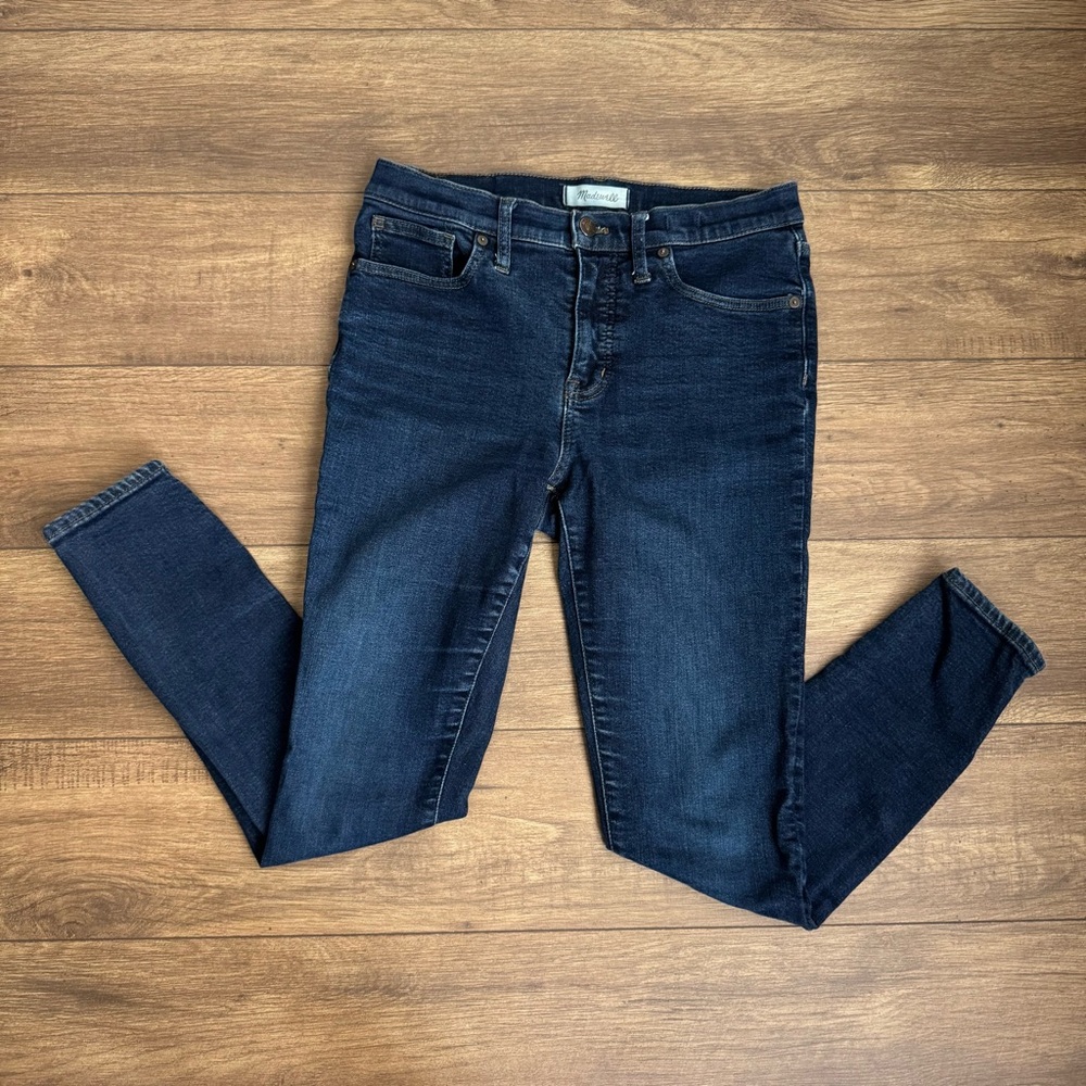 Madewell Dark Blue 9” Mid Rise Skinny Jeans Size 29